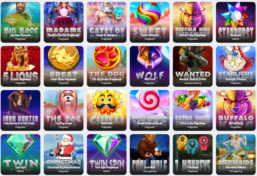 Games on the Gamblii website