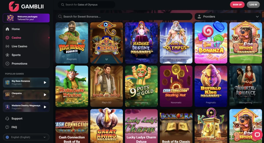 gamblii casino games